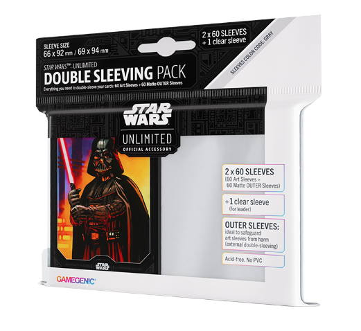 Star Wars Unlimited Double Sleeving Pack: Space Red, Accessories