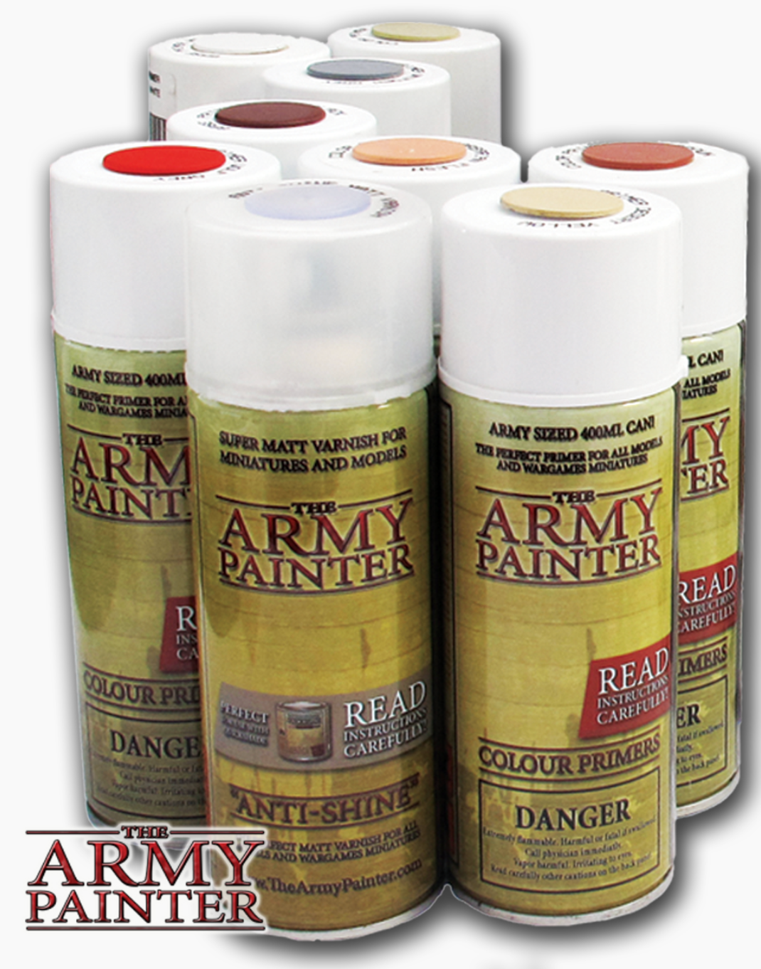 The Army Painter Color Primer Spray Paint, Crystal Blue, 400ml