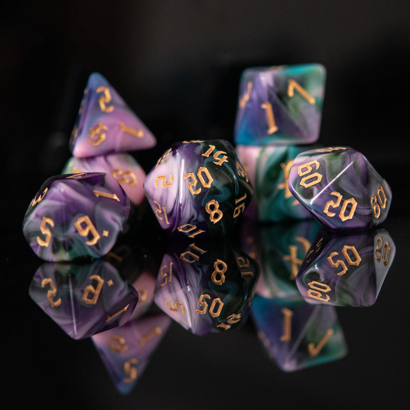 Load image into Gallery viewer, Rogue Class Acrylic Dice Set
