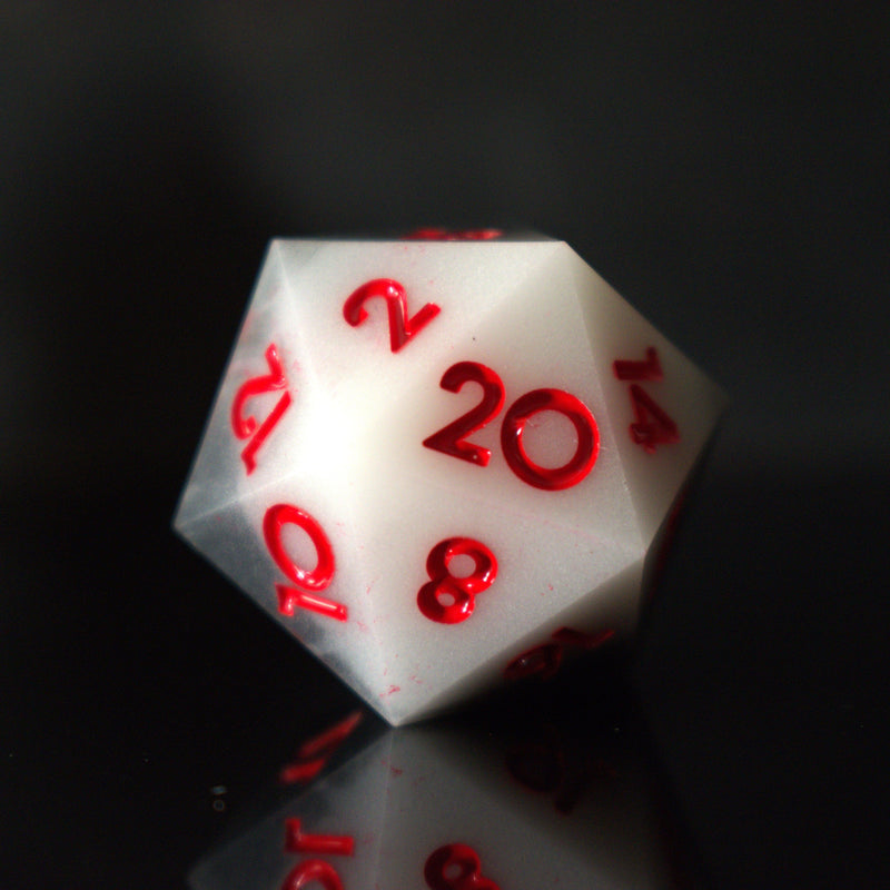 Load image into Gallery viewer, Darkvision Sharp-Edged Resin Dice Set
