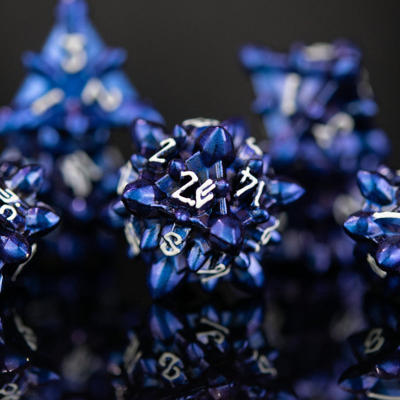 Load image into Gallery viewer, Asteroid Fields Metal Dice Set - Icarus
