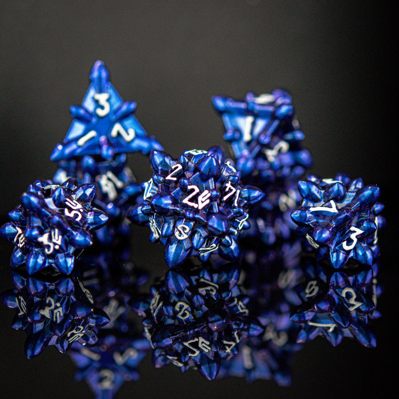 Load image into Gallery viewer, Asteroid Fields Metal Dice Set - Icarus
