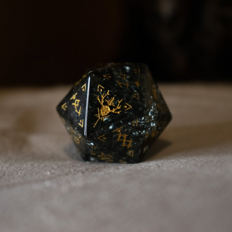 Load image into Gallery viewer, Wendigo Shattered Glass Dice Set
