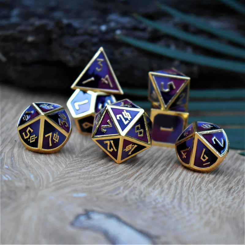 Load image into Gallery viewer, Vineyard Metal Dice Set
