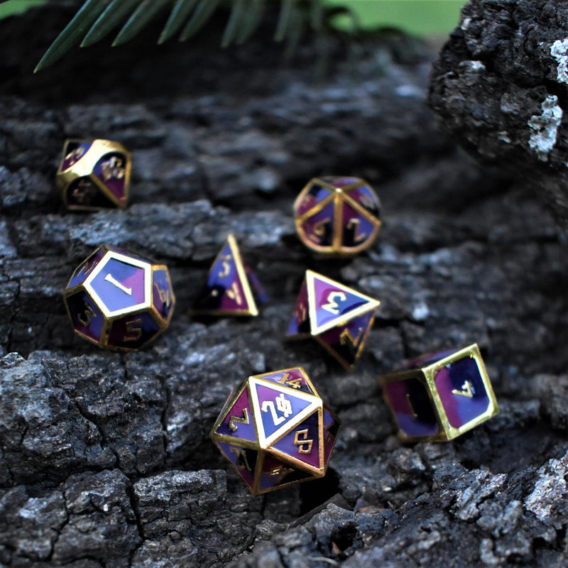 Load image into Gallery viewer, Vineyard Metal Dice Set
