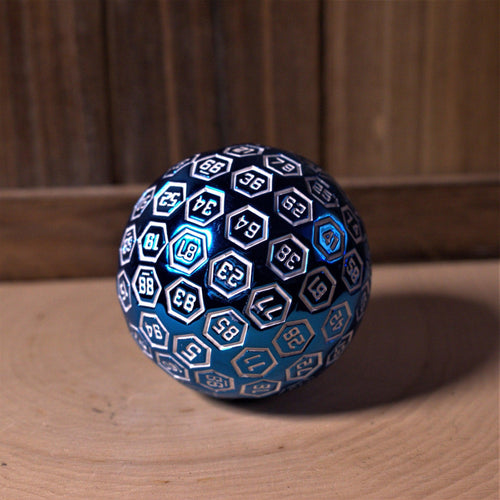 The Orb D100 -  Chrome Blue Metal Die