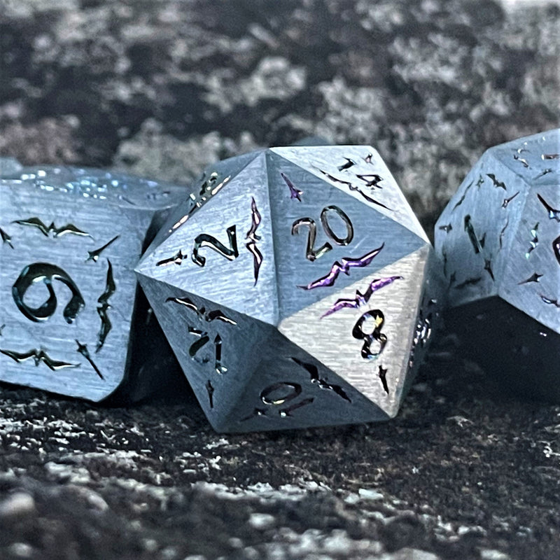 Load image into Gallery viewer, Sword of the Holy Knight Metal Dice Set
