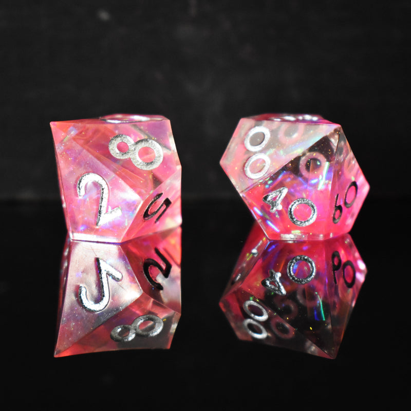 Load image into Gallery viewer, Mage Armor Sharp-Edged Resin Dice Set
