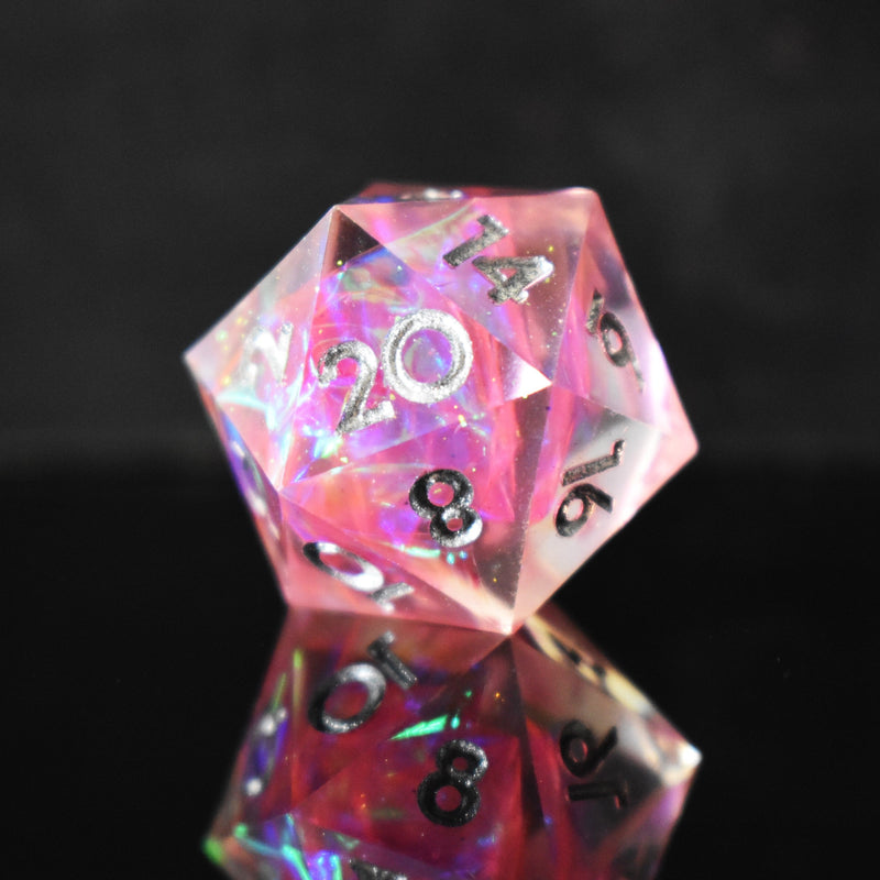 Load image into Gallery viewer, Mage Armor Sharp-Edged Resin Dice Set
