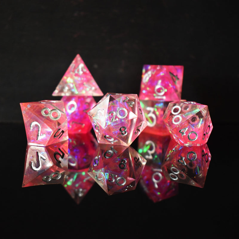 Load image into Gallery viewer, Mage Armor Sharp-Edged Resin Dice Set
