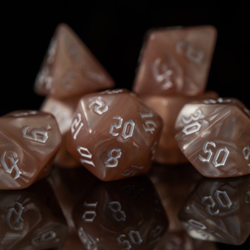 Load image into Gallery viewer, Silky Cashmere Acrylic Dice Set
