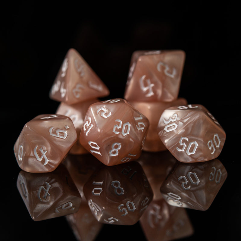 Load image into Gallery viewer, Silky Cashmere Acrylic Dice Set
