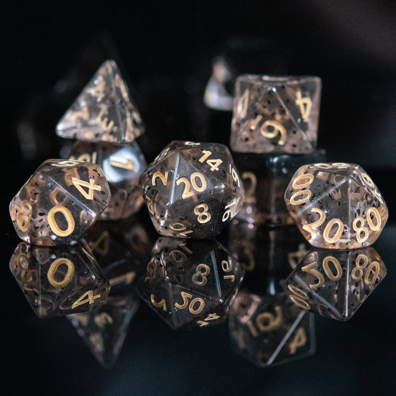 Load image into Gallery viewer, Static Noise Acrylic Dice Set
