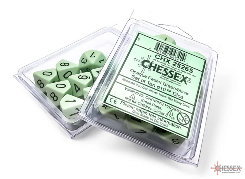 Load image into Gallery viewer, Chessex d10 Dice (Set of 10)
