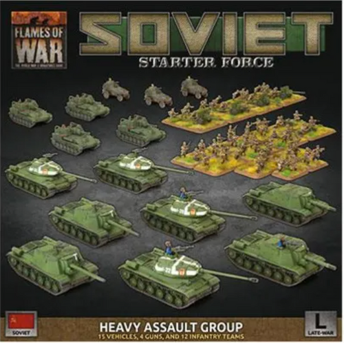 Flames of War: Soviet Starter Force- Heavy Assault Group.