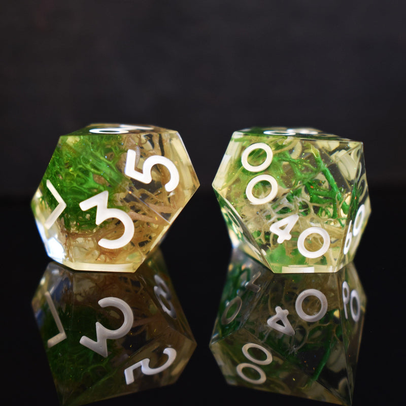 Load image into Gallery viewer, Thorn Whip Sharp-Edged Resin Dice Set
