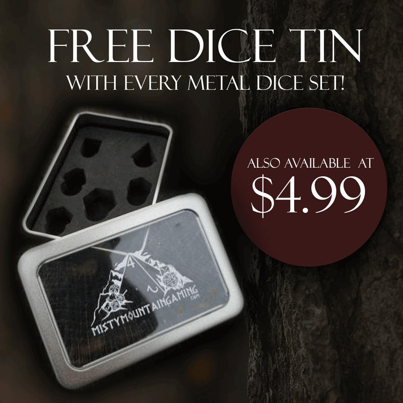 Load image into Gallery viewer, Sword of the Holy Knight Metal Dice Set
