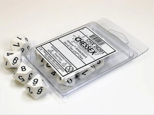 Chessex d10 Dice (Set of 10)