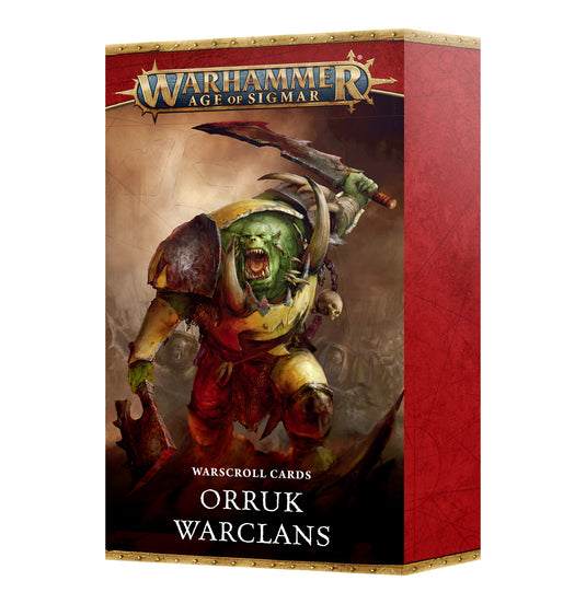 WARSCROLL CARDS: ORRUK WARCLANS (2025)