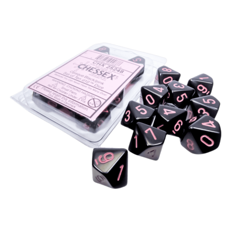 Load image into Gallery viewer, Chessex d10 Dice (Set of 10)
