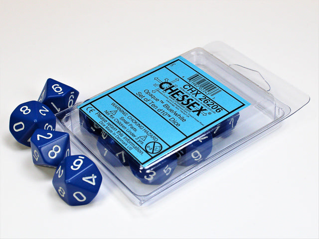 Load image into Gallery viewer, Chessex d10 Dice (Set of 10)
