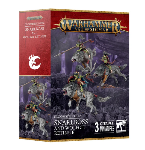 Gloomspite Gitz: Gitz Snarlboss & Wolfgit Retinue (Pre-Order 3/22/25)