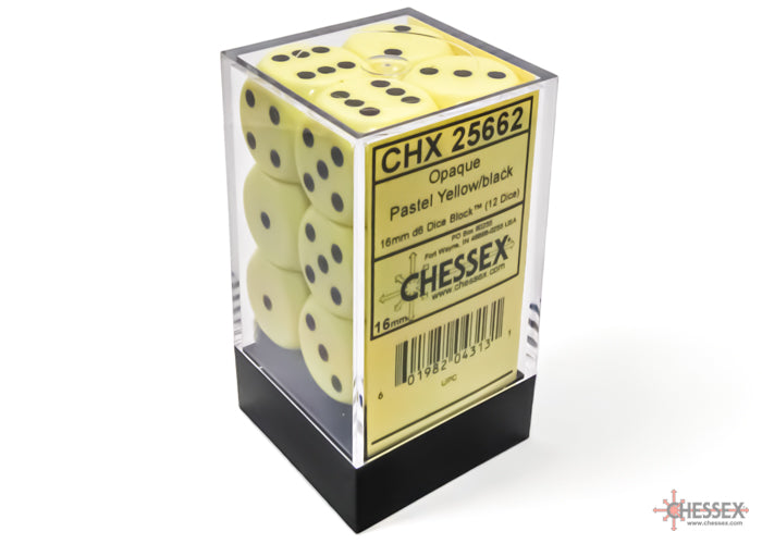 Load image into Gallery viewer, Chessex 16mm D6 12 Die Dice Set
