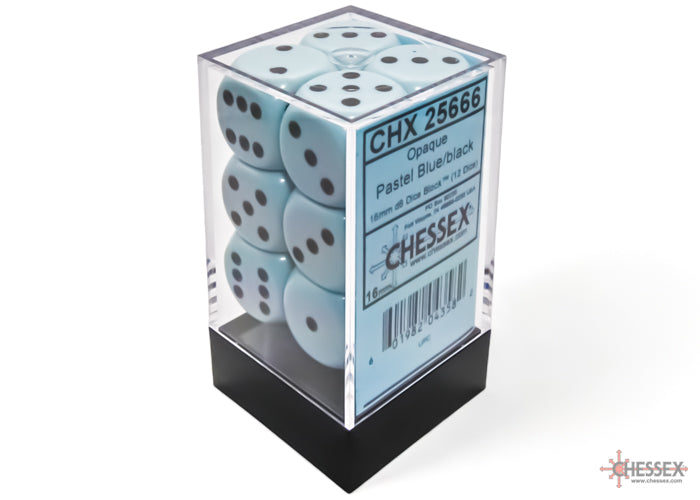 Load image into Gallery viewer, Chessex 16mm D6 12 Die Dice Set
