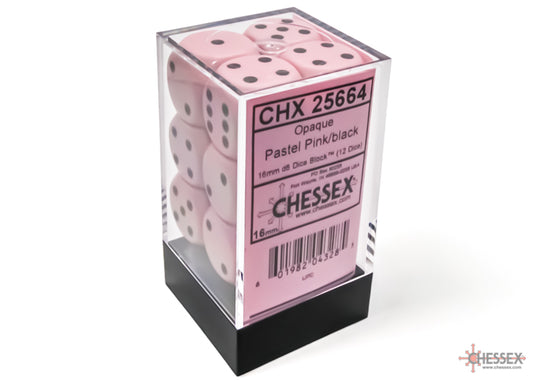 Chessex 16mm D6 12 Die Dice Set