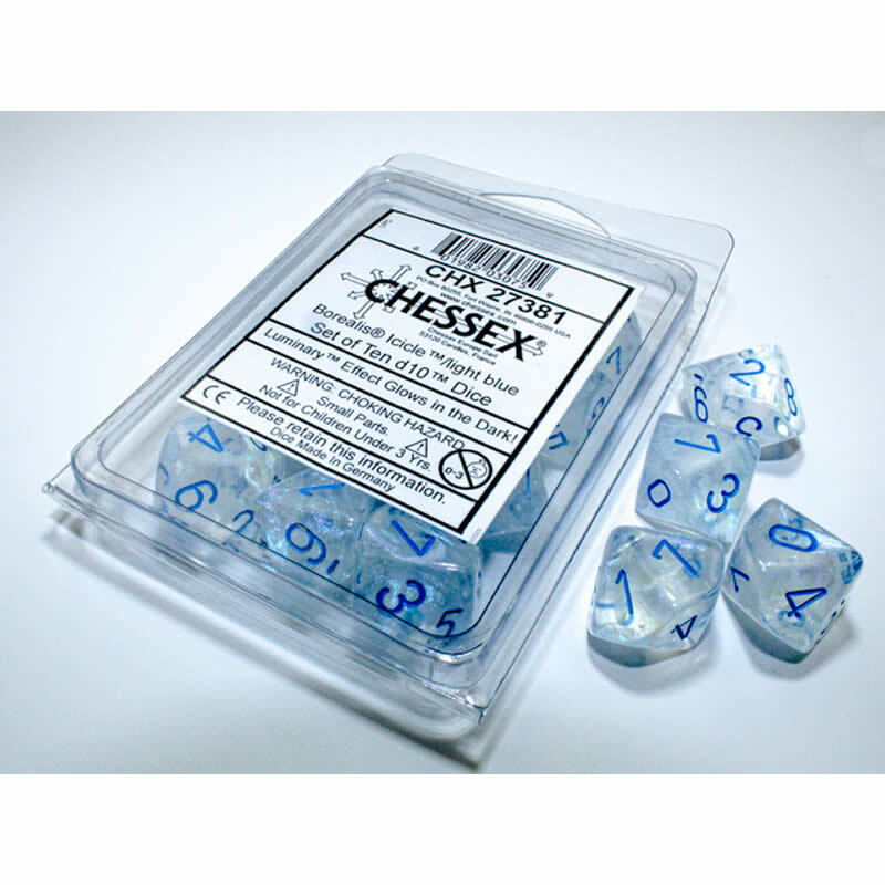 Load image into Gallery viewer, Chessex d10 Dice (Set of 10)
