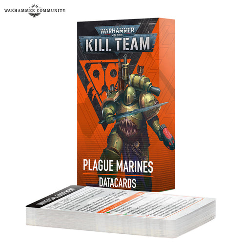 KILL TEAM DATACARDS: PLAGUE MARINES (Pre-Order. Releases 12/21/24)