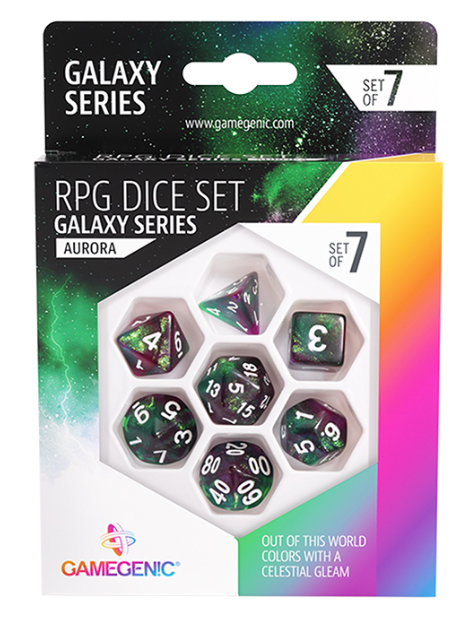 Load image into Gallery viewer, GameGenic RPG Dice Set: Galaxy Series
