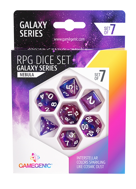 GameGenic RPG Dice Set: Galaxy Series