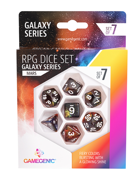 GameGenic RPG Dice Set: Galaxy Series