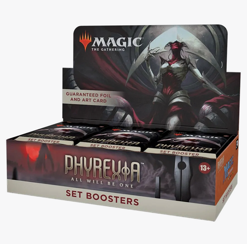 Phyrexia All Will Be One: Set Booster Display.