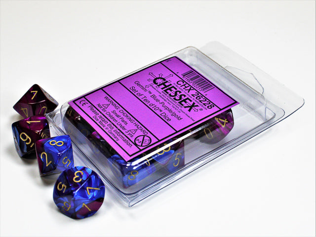 Load image into Gallery viewer, Chessex d10 Dice (Set of 10)
