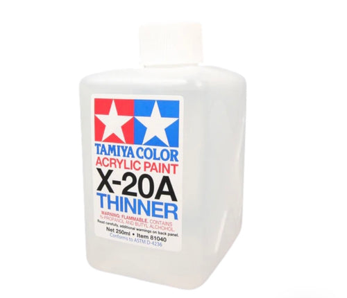 Tamiya Color Acrylic Paint Thinner: X-20A